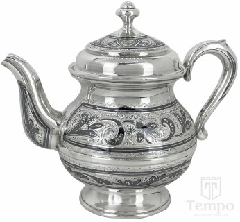 Чайник серебряный заварочный на 350мл