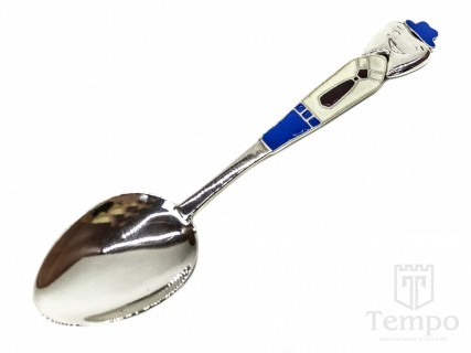 Чайная ложка для детей на первый зуб из серебра