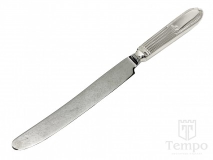 Нож столовый серебряный Немецкий