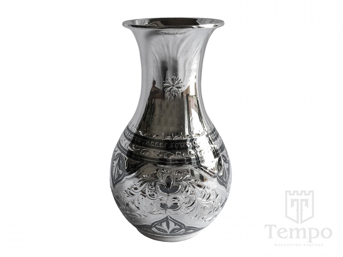 Серебряная ваза для цветов цена