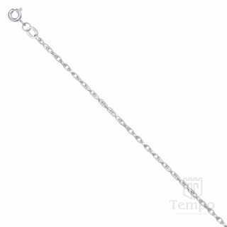 Серебряная цепочка «Форцатина допиа» с алмазной гранью, Ø 0.35, 2 мм