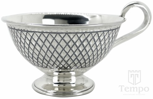 Чашка серебряная «Вуаль» на 190 мл