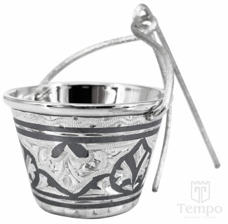 Серебряное сито для заварки чая «Благодать»