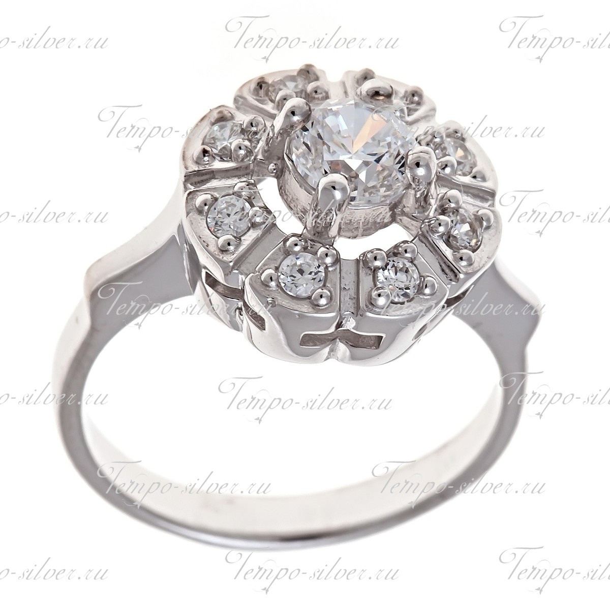 Кольцо из серебра высшей пробы Малина цена